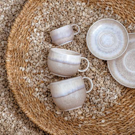 Villeroy & Boch - Perlemor Sand - Tassen und Untertassen