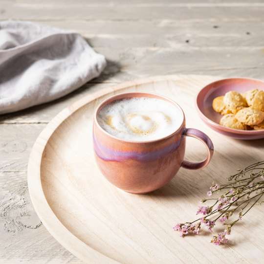 Villeroy & Boch - Perlemor Coral - Kaffee und Kekse stilvoll serviert