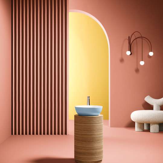 Villeroy & Boch - Sinnlich & frisch: Badezimmer in Peach Fuzz