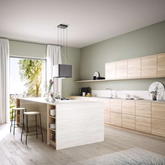 Villeroy & Boch - Küchenmöbel aus hellem Holz