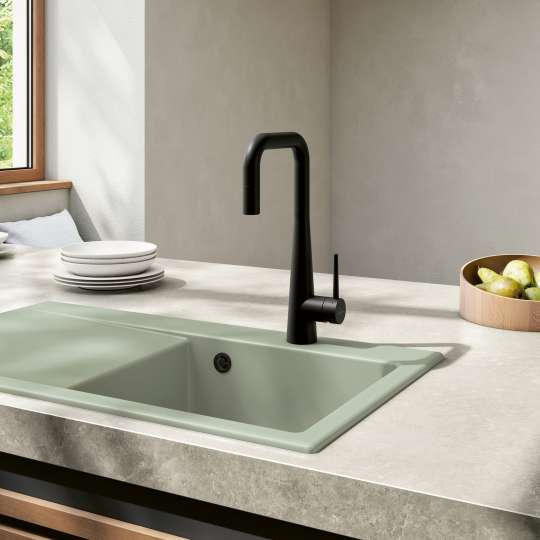 Villeroy & Boch - Ein optisches und ökologisches Highlight: Armatur KONIC, Matt Black