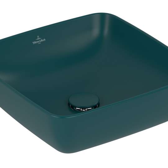 Villeroy & Boch - Artis Aufsatzwaschbecken, Teal, quadratisch