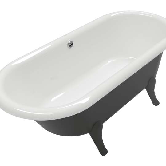 Villeroy & Boch - Badewanne Hommage, Pure Black