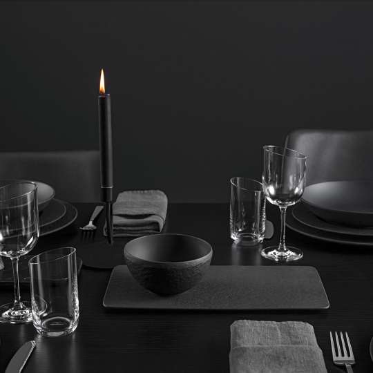 Villleroy & Boch - Ton in Ton - Manufacture Rock Noir Tafeldekor