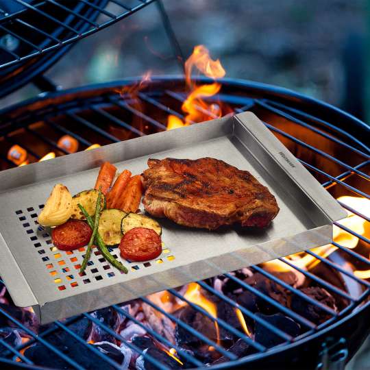 Westmark - Grillschale, 2 in 1 - mit und ohne Lochung