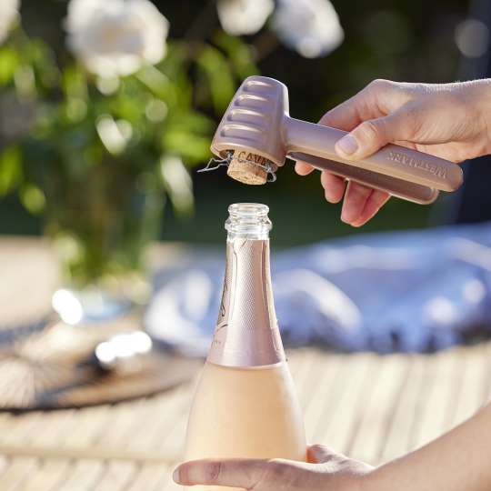 Westmark Sektzange und Nussknacker 2in1, rosé