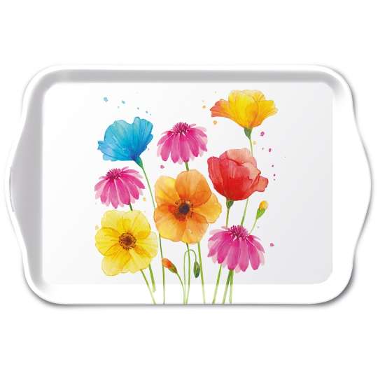 Ambiente Europe Colourful Summer Flowers Tablett