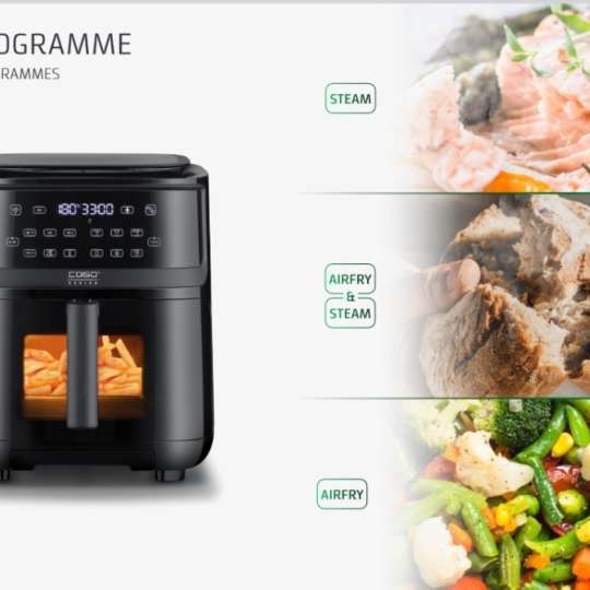 CASO Design Heißluftfritteuse AirFry & Steam 700