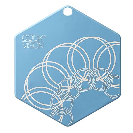 Cookvision - nesto - Magnetischer Silikonuntersetzer - hellblau