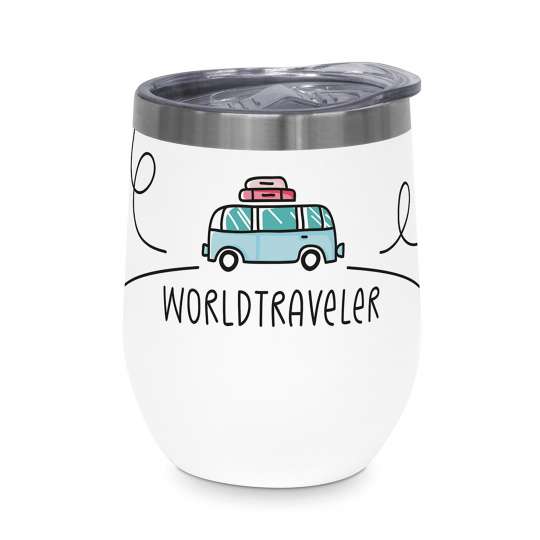 Design-at-home - Thermo-Mug 350 ml - Worldtraveler