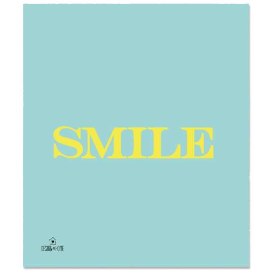 Design@Home Schwammtuch Smile
