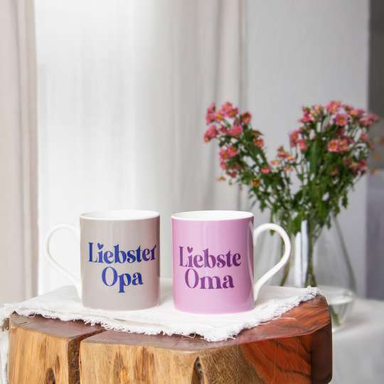Design@Home Design Tassen Liebste Oma & Liebster Opa 