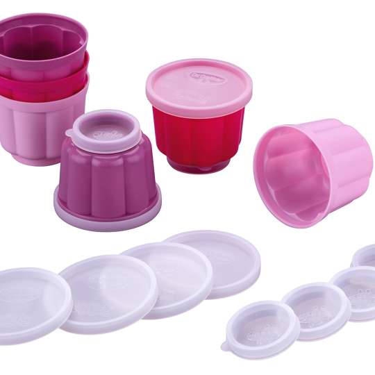 Dr. Oetker - Peppa Puddingförmchen mit Deckeln, 6er Set