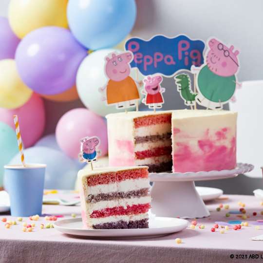 Dr. Oetker - Bunter wird es nicht mehr: Kuchen-Topper Peppa & Familie