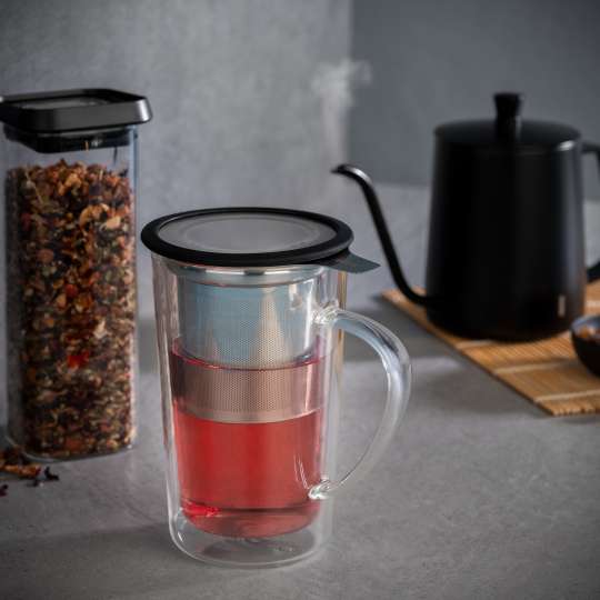 GEFU - Für ein optimales Teetrinkerlebnis: Teeglas mit Filter MIRA