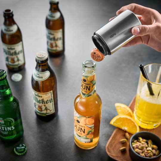 GEFU - Flaschen öffnen ohne Kraftaufwand mit PRESSIO