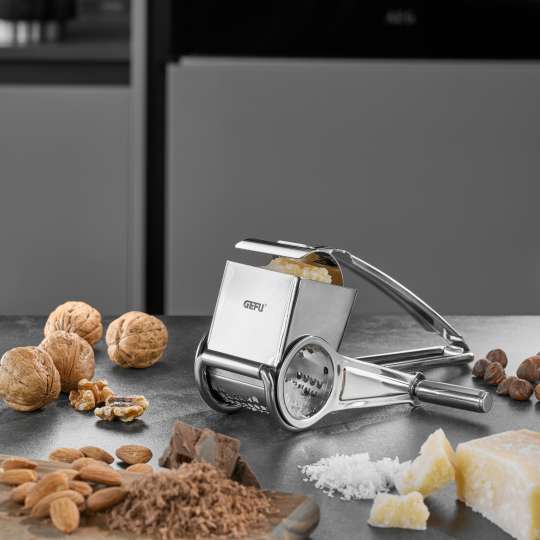 GEFU - Käsereibe QUESO reibt auch Nüsse und Schokolade