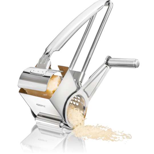 GEFU - Verarbeitet selbst kleinste Reststücke: Käsereibe QUESO