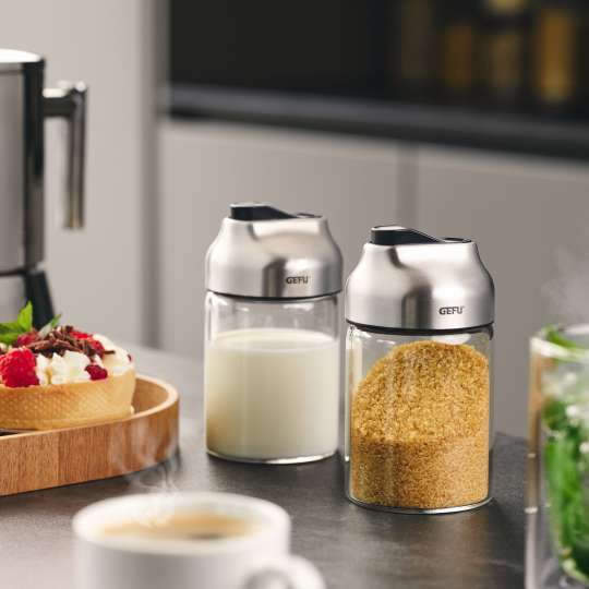 GEFU - Stylische Begleiter für das Kaffeekränzchen: Zucker- oder Milchdosierer DOSIRO