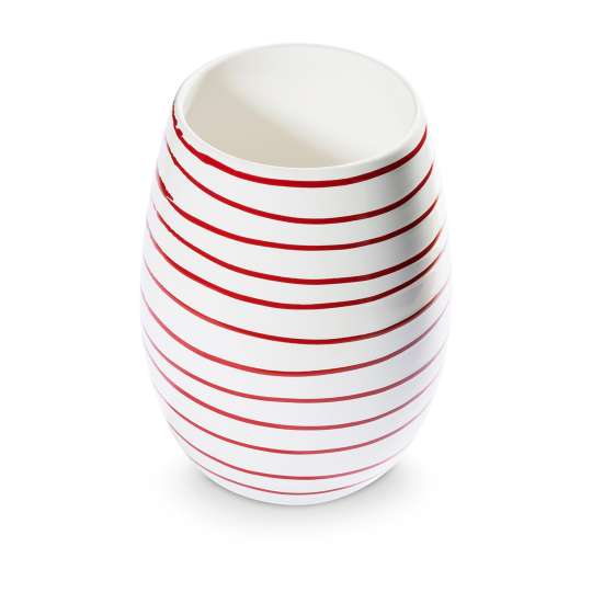 Gmundner Keramik - Vase Rotgeflammt, H 21 cm