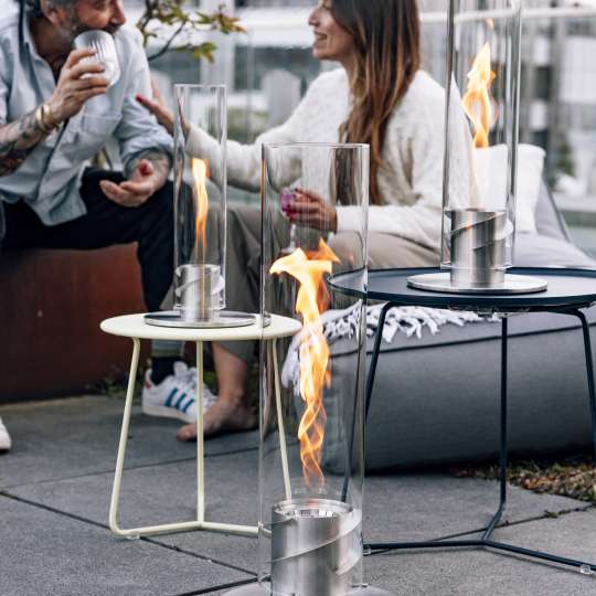 höfats - Der Wärmespender für gesellige Abende: Tischfeuer SPIN 1500