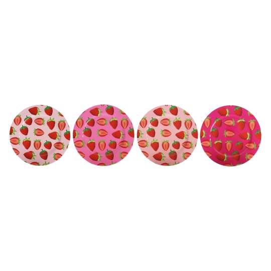 Hoff Interieur 4279 Teller Strawberry S/4