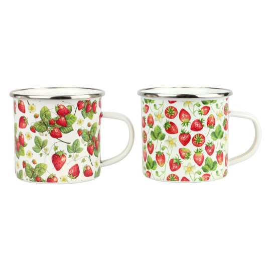Hoff Interieur 7100 Henkeltassen Strawberry S/2