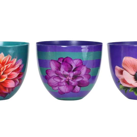 Hoff Interieur - Übertöpfe BLOSSOM, 3er Set