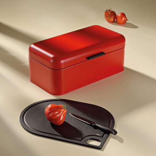 kela - Eyecatcher in mattem Rot: Brotkasten Frisca