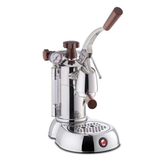 La Pavoni - Handhebelmaschine Stradivari Professional Lusso mit Griffen aus Holz