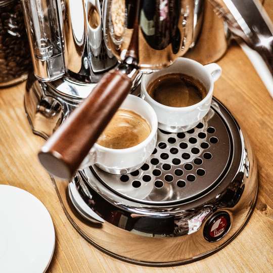 La Pavoni - Bis zu zwei Kaffeeportionen mit Espressomaschine Stradivari