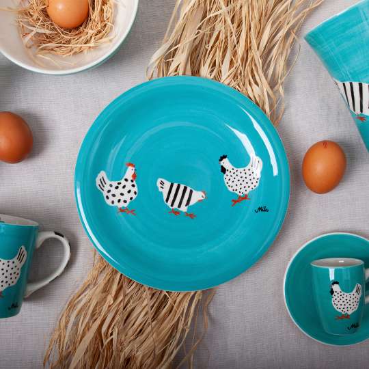 Mila - Die Hühner sind los: Geschirrkollektion Chicken Run