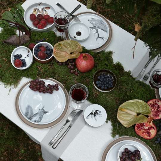 mittelpunkt. Wenn der Wald den Tisch deckt