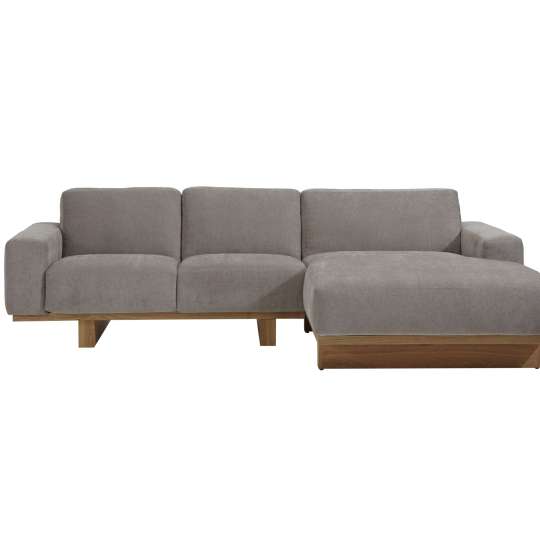 Natura Home - Ecksofa Anaheim, hellgrau