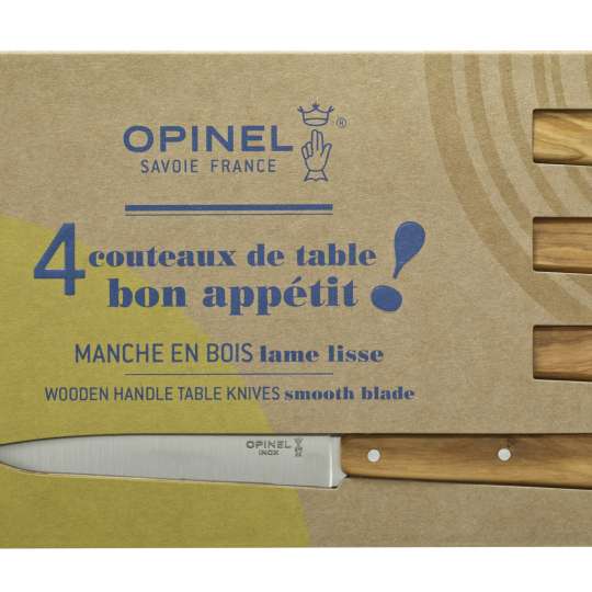 Geschenkset von Opinels Tafelmessern N°125 Olive SOUTH SPIRIT