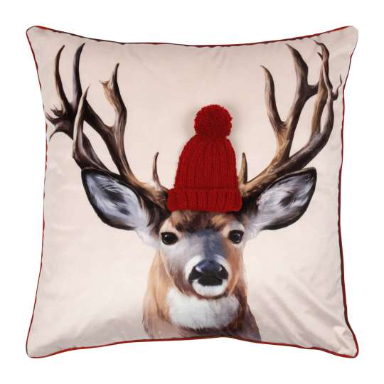 PAD Kissenhülle Reindeer red
