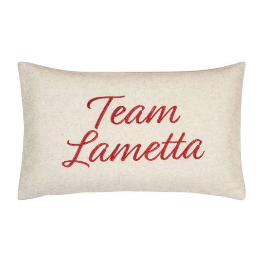 PAD Kissenhülle Team Lametta red