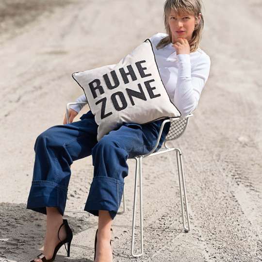 PAD Kissenhülle Letters Ruhe Zone