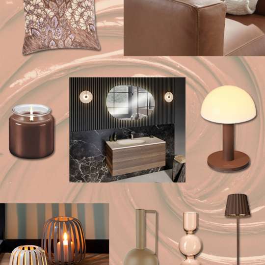 Pantone 2025 Mocha Mousse - Living