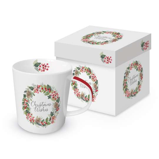 PPD Tasse in Geschenkbox Merry Wreath 360302408