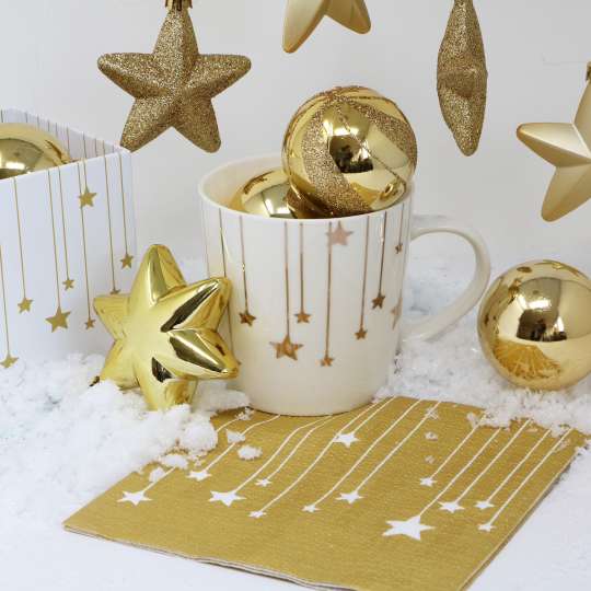 PPD Stars on Canvas white 