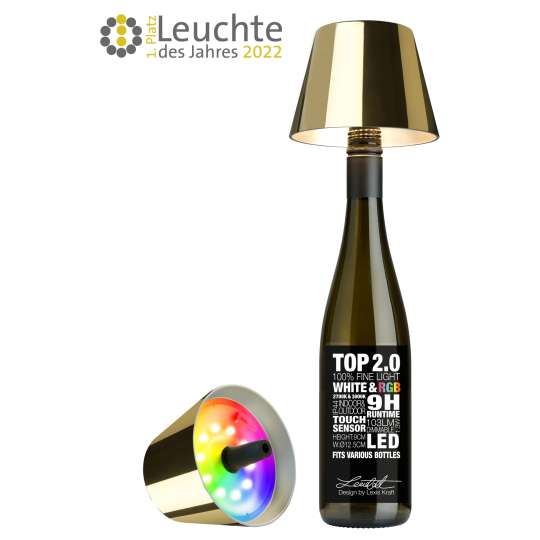 Sompex Top 2.0 Flaschenleuchte Gold 72551