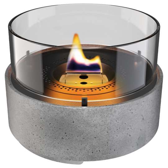 TENDERFLAME Tischfeuer Café 18 Lava Grey