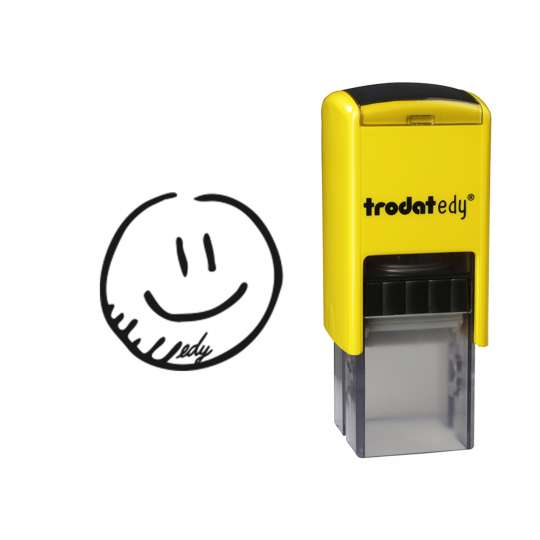 trodat - edy® - Smiley - frei mit Abdruck