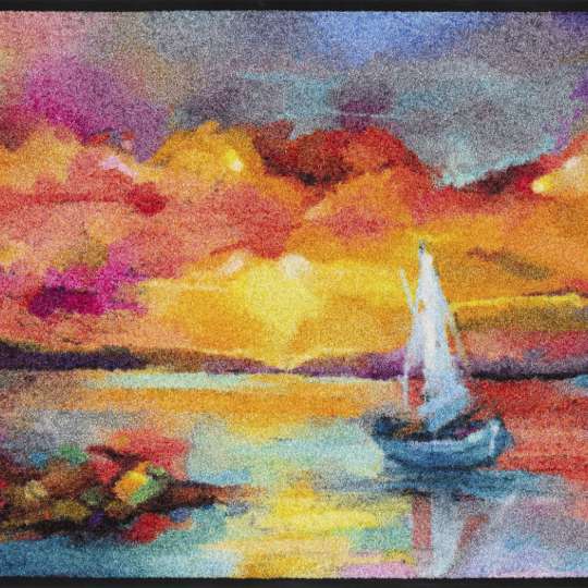 wash-u-dry/Sunset-Boat_50x75cm 