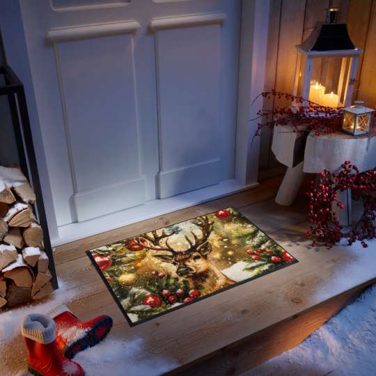 wash+dry Festive Spirit Fußmatte