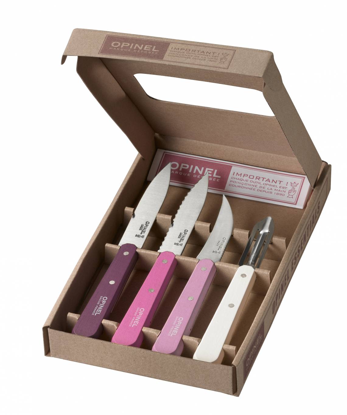 Opinel Küchenmesser-Set, Primarosa