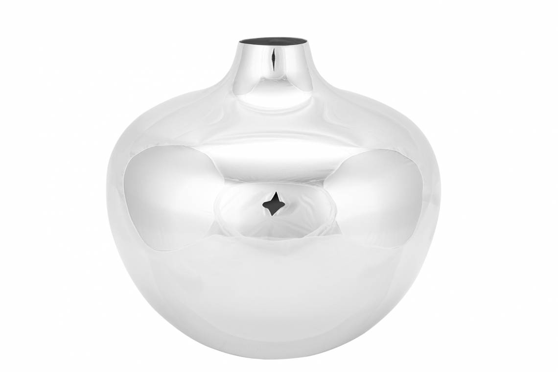 Fink Living PALLAS / Vase, vernickelt 157090