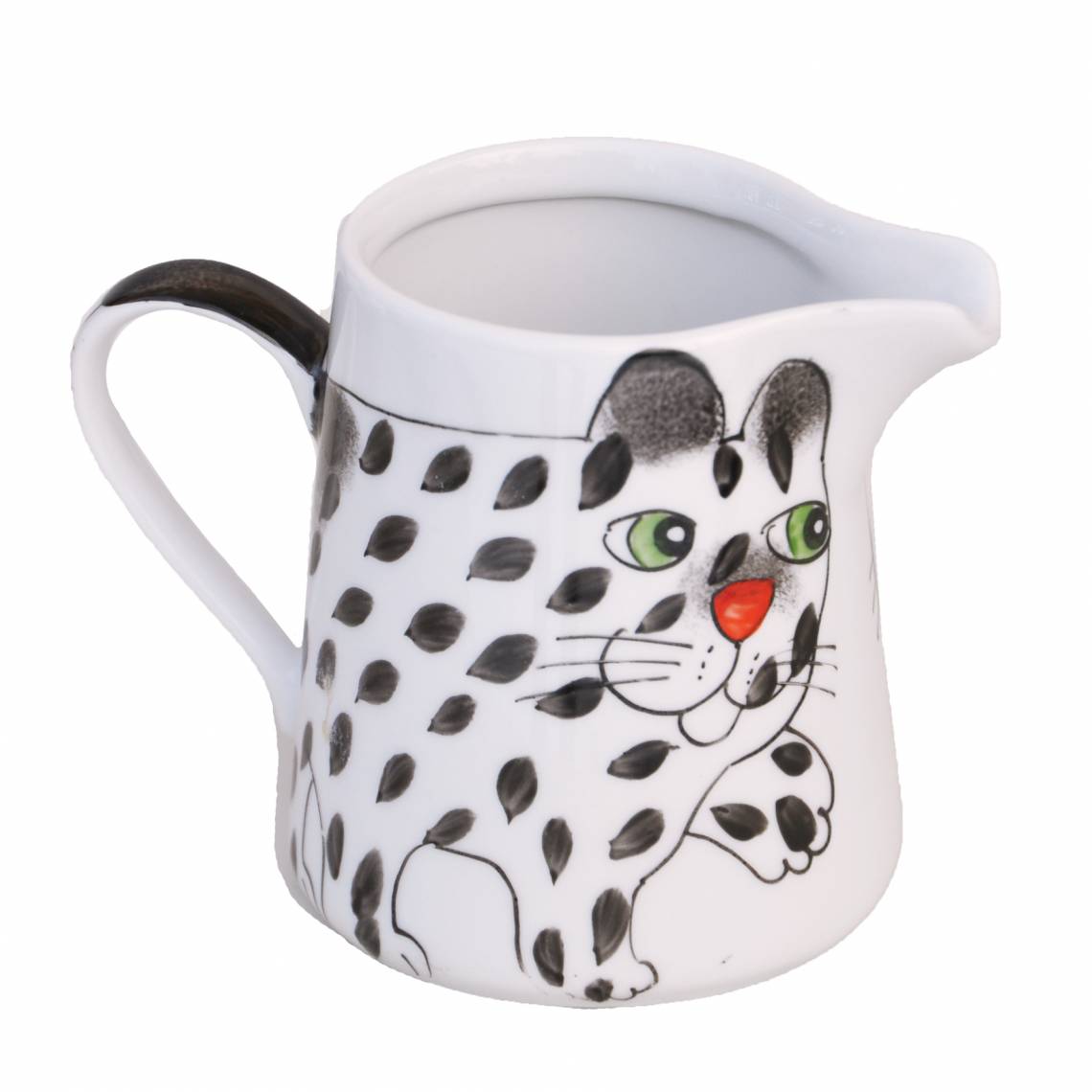 Schulz HOMEWEAR Bunte Katzen Sahnekanne - Katze mit Maus