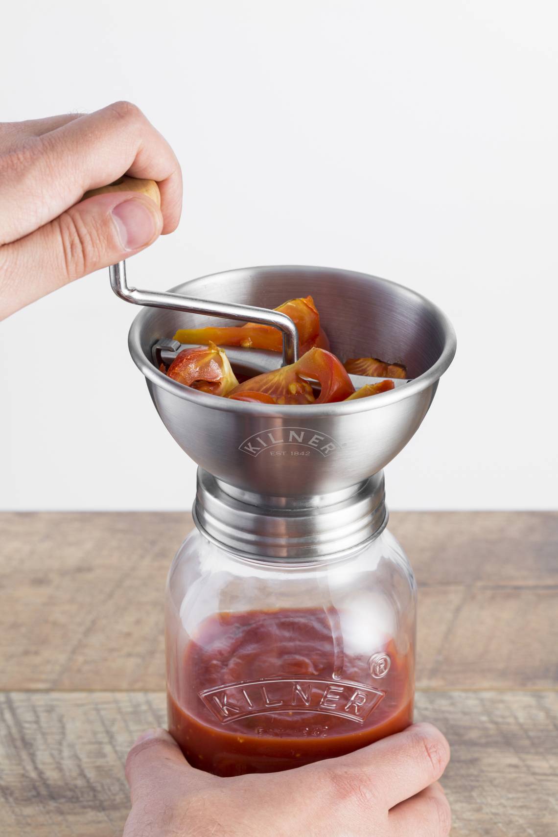 Kilner - Saucenpresse (1 Liter) mit Vorratsglas und Deckel 0025.002 Mood